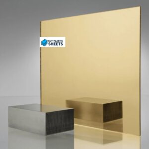 3MM GOLD ACRYLIC MIRROR CUT TO SIZE